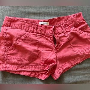 Aeropostale Coral Pink low rise shorts